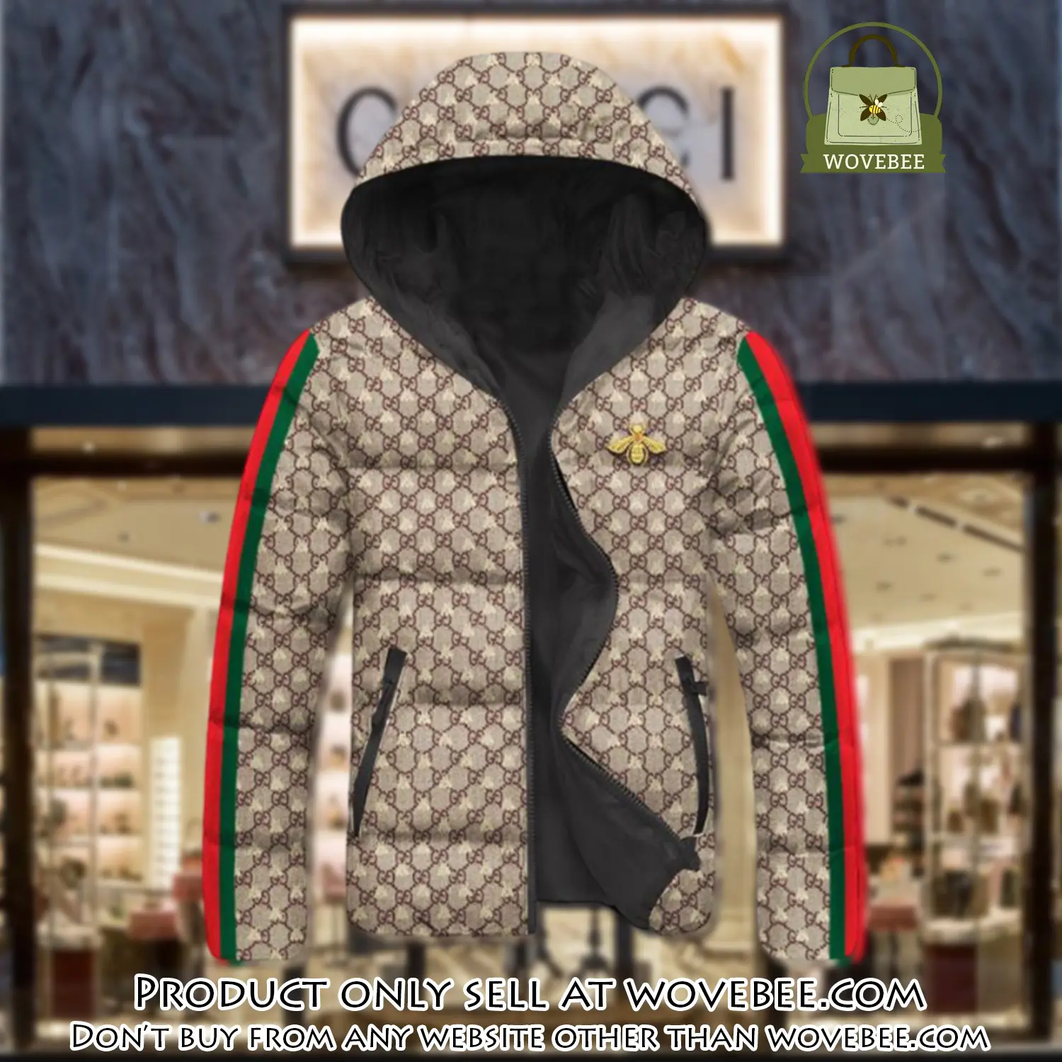 Gucci downfilled coat ultralight down jacket outdoor jacket warm outwear dfj1010 wvb0809474